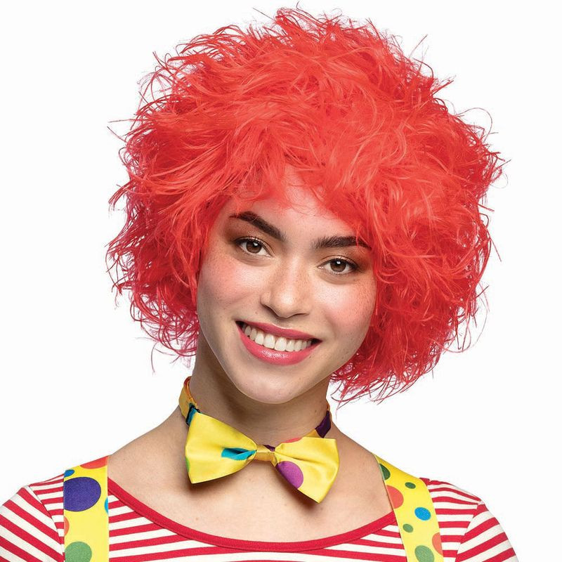 Perruque clown frizzy