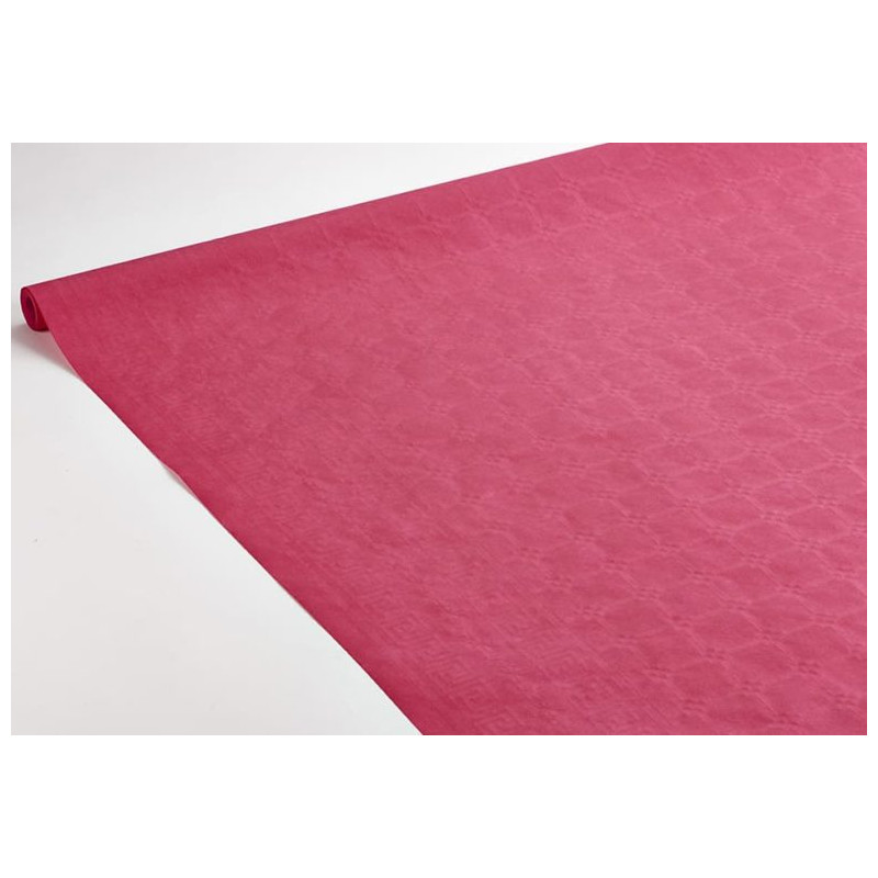 Nappe en papier fuchsia