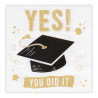 20 Serviettes " YES ! You Did It"