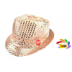 Chapeau sequin clignotant...