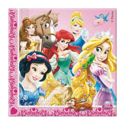 Serviettes Princesse Disney