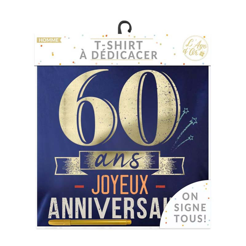 T-Shirt Homme 60 Ans