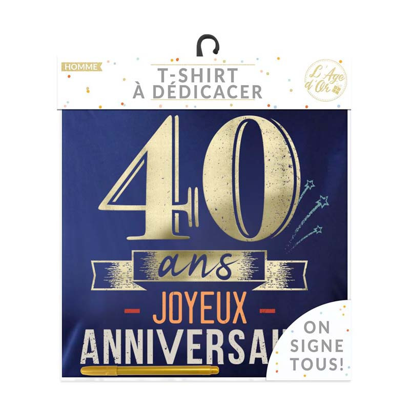 T-Shirt Homme 40 Ans