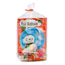 Sachet ballon alu Noël