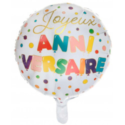 Ballon Alu Anniversaire