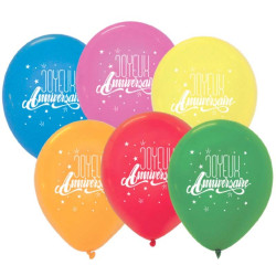 6 Ballons Joyeux Anniversaire