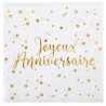 Serviettes Joyeux Anniversaire