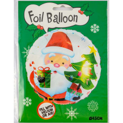 Ballon alu décor Noël