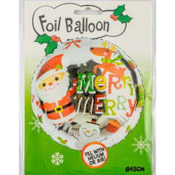 Ballon alu décor Noël