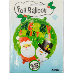 Ballon alu décor Noël