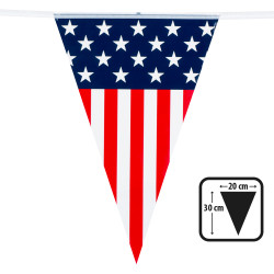 Guirlande Drapeau USA 6m