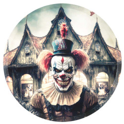 10 Assiettes clown tueur