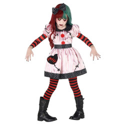 Costume possessed doll 7-9 ans