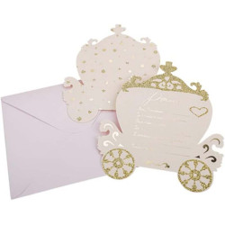 Cartes d'invitation Princesse