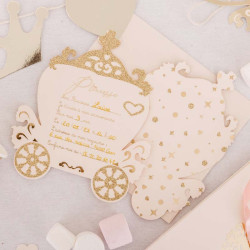 Cartes d'invitation Princesse