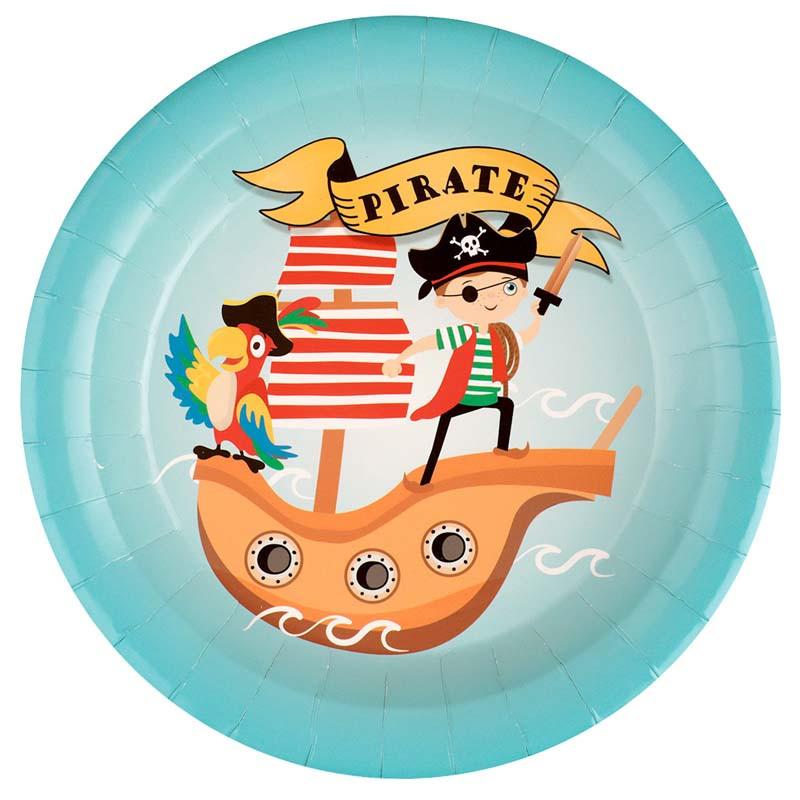 Assiettes pirate