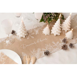 Chemin de table douceur d'hiver