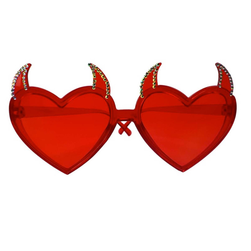 Lunettes lovely demon coeur