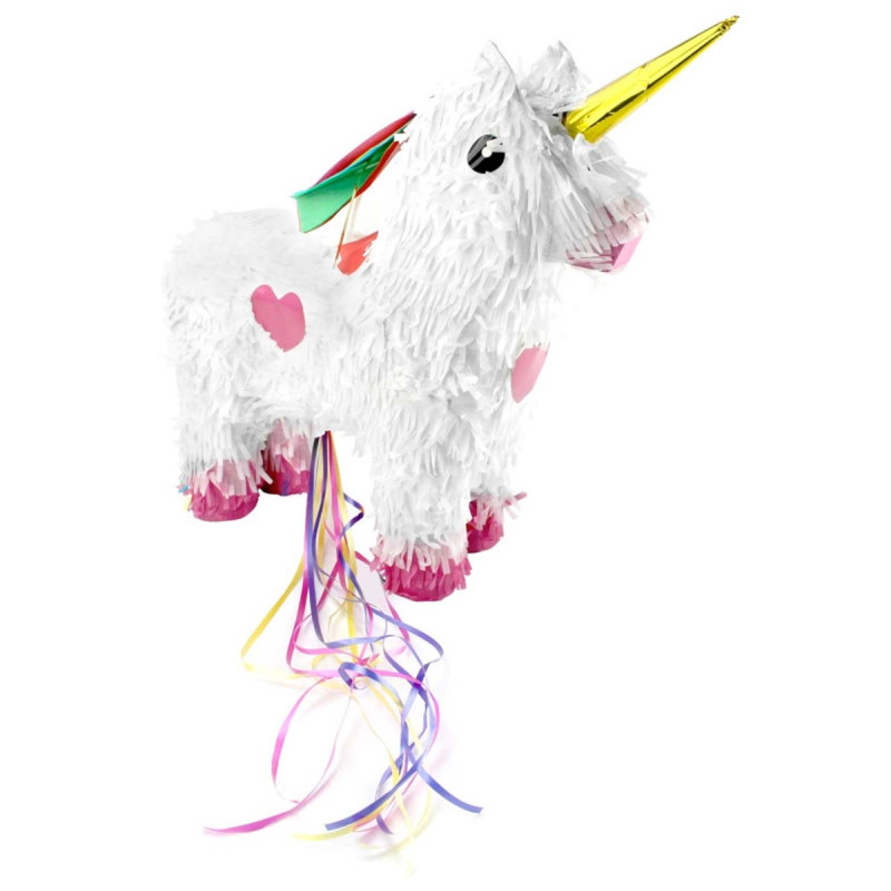 Pinata licorne blanche